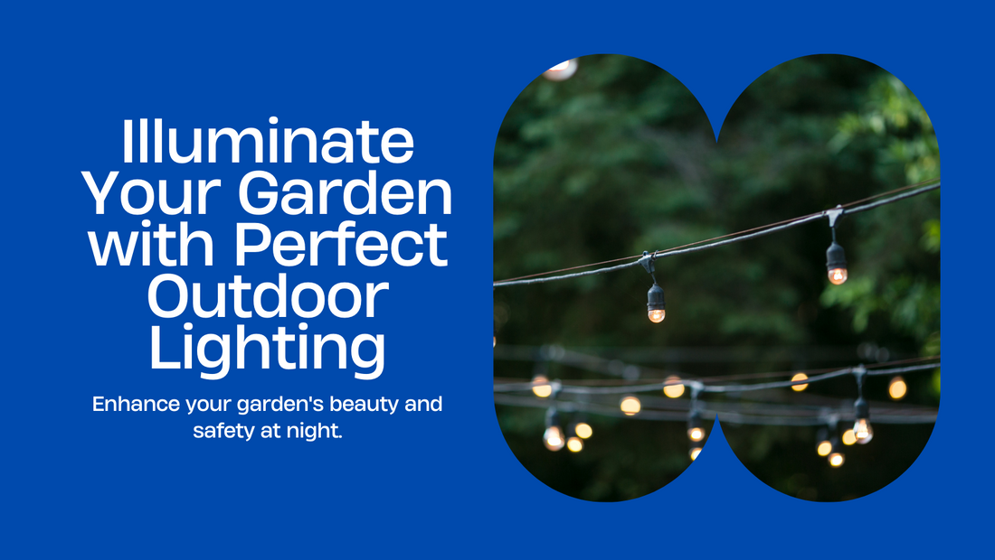 Choosing the right outdoor lighting to enhance your garden at night