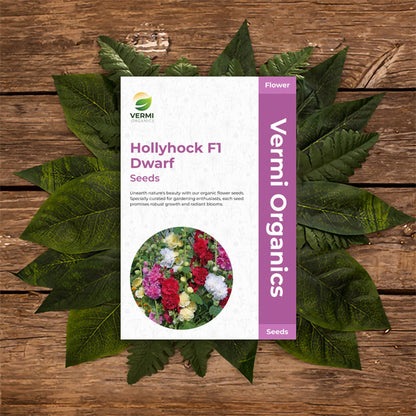 Hollyhock F1 Dwarf - Flower Seeds pack of 30
