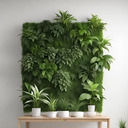 Buy Textured Indoor Green Wall Plants- Vermi Organics