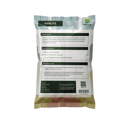 Perlite 500 Gms Pure Organic - Vermi Organics